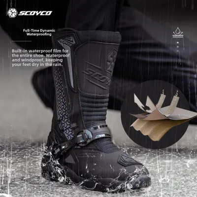Scoyco | Waterproof Breathable Riding Boots