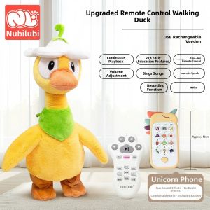 NUBILUBI | Interactive Walking Duck Stuffed Toy