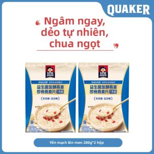 Quaker | Nước Oatmeal Fermented Probiotic Chứa Vi khuẩn Lactic