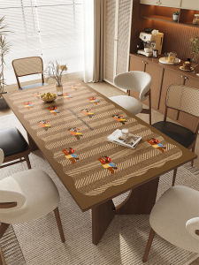 Waterproof Oilproof Heat Resistant Silicone Tablecloth Easy to Clean Dining Table Mat High End Tea Table Protector Pad