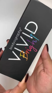 BODYOGRAPHY VIVID BRIGHT PALETTE by Chinies [ MATTE / EASY BLENDABLE PIGMENTED / RICH COLOR / VELVETY TEXTURE / VEGAN ]