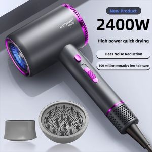 XMSJ | Máy Sấy Tóc 3D Blue Negative Ion Tốc Độ Cao 110.000 Vòng/phút Siêu Êm Kèm Bộ Khuếch Tán Dùng Cho Gia Đình Và Salon Phích Cắm EU Chăm Sóc Tóc Chuyên Nghiệp