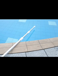 3meter Telescopic ROD Telescopic Pool Pole/Handle 3 section x Good For Above Ground POOL Intex and bestway Portable POOL not hayward not pentair pool skimmer