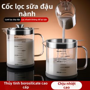 Measuring Heat-Resistant Boro-Silicate Glass Filtering Cup Food Grade