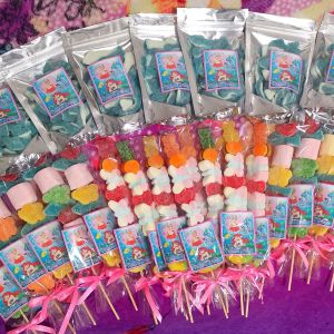 Party Giveaways Set 25pcs of Gummysticks & 12pcs of 100gm Pouch