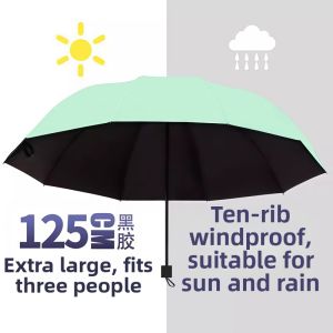MENGMIAN | Large Reinforced Windproof Umbrella for Rain and Sun