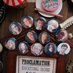 Hình Ảnh Harry Potter 58mm Iron Badge Single Collar Barleycorn Phoenix Society Half-Blood Prince Iron on Patch