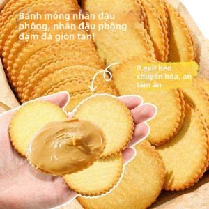 Bánh Chips Sốt Bơ Đậu Phộng Mỏng Giòn