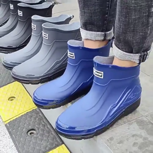 Sepatu Boots Pria Import Premium Bots Premium Quality Fashion Boot Terkini Korean Style PVC Anak Muda Sneakers