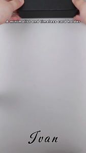 RACHEL SMITH Ivan Genuine Leather Card Holder