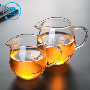 Cốc Chia Trà Thuỷ Tinh Chịu Nhiệt Dung Tích 450ML / Ly Công Đạo Rót Trà Long Tâm Lớn