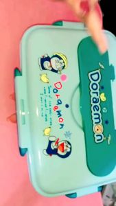Set Bekal Anak Karakter Stainless 304 Doraemon Dan Hello Kitty