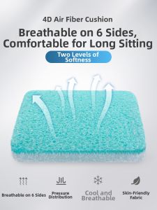 ZHIMENGREN | 4D Breathable Air Fiber Long Sitting Pad