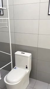 ชั้นวางของในห้องน้ำ ชั้นคร่อมชักโครก 3 ชั้น รูปแบบโครงเหล็ก S-เเเตนเลส เพื่อดูแลห้องน้ำ