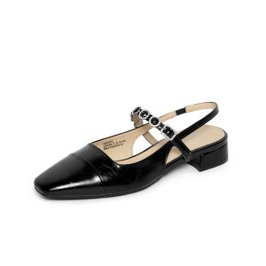 REEMOOR | Comfortable Square Toe Enclosed Front Mary Jane Sandal