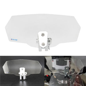 Motorcycle Universal Clear Adjustable Windscreen Wind Deflector Windshield For Suzuki For Kawasaki For BMW For Ducati For Honda For Benelli For Yamaha For KTM For Vespa