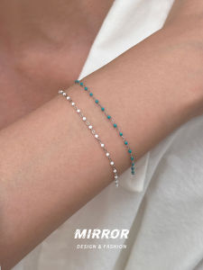 Elegant 925 Sterling Silver Beaded Bracelet for Women Fashionable Minimalist Creative New Arrival Jewelry Hand Accessory