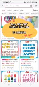 Balon Foil Huruf dan Angka 40cm Abjad Biru - Motif Bintang - Ukuran +/- 40cm - 16 Inch (1 PCS)