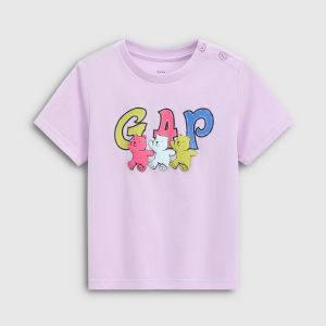 Gap | Cotton Bear Print Logo Childrens T-shirt