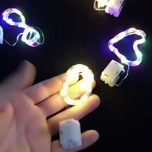 Dây đèn led trang trí fairylight đom đóm có sẵn pin dài 1m-2m
