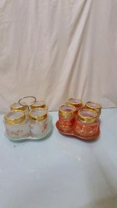 Toples Lebaran Toples Kudapan kue Kaca Mewah Bisa Putar Bistro 0124