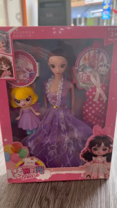 Bộ Búp Bê Công Chúa Váy Tím Dress Up – Đáng Yêu Lung Linh