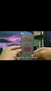 Pelindung Layar Ceramic Matte Privacy Vivo Y Series - Anti-Gores Berkualitas Tinggi