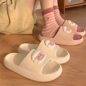 Indoor Young Adult Lamb Home Female Summer Summer Soft Bottom Cute Bathroom Bath Non-Slip Couple New Slippers