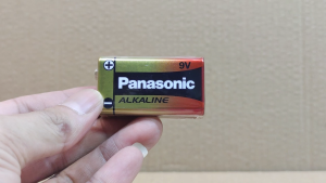 Panasonic ถ่านอัลคาไลน์ 9V 6LR61T/1B Pack 1 ก้อน หมดอายุปี 2029