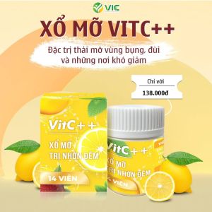 Viên xổ mỡ đêm VITC - Sổ mỡ ban đêm nhà Vitc  - Giảm mỡ bụng đùi