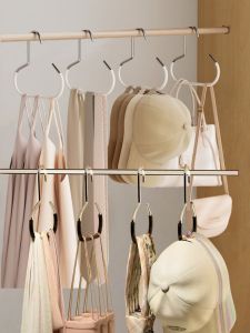 2-8pcs Twist Design Bag Hanger Hat Hooks for Hanging Bags Handbags Belts Scarves Hats Underwear Vest Organizer Storage