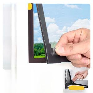 Magnetic Insect Screen Net Self-Installation Simple Home Use Magnet Window Screen Mesh Anti-Mosquito Tool Invisible Window Screen