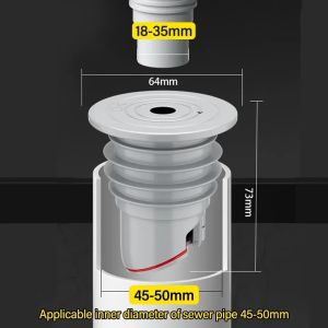 Drainer Bathroom Silicone Drains Siphon Plug Kitchen Sewer Sink Bathtub Home Pipe Drain Sealing Trap Accessories Fixture Dish