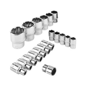 1/2 Square Drive 12-point Socket Bit Ratchet Wrench 12pt Sockets Hand Tool Kit 12 Angles Plum Blossom Sleeve 8-32mm