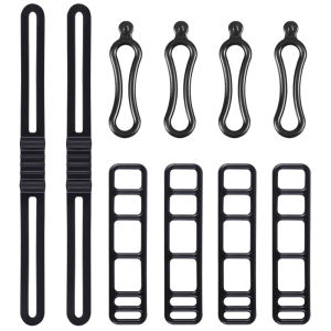 Bicycle Multifunctional Straps To Fix The Light Stand Silicone Rubber Band