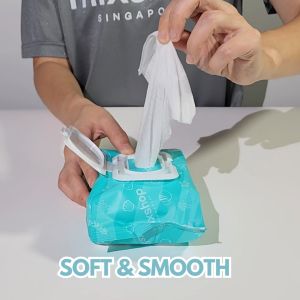 mixshop Baby Wet Wipes 10 Pkt per Carton Total 800 Sheets SG ready stock