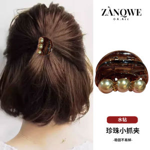 Elegant Pearl Hair Clip 2025 New Style Half Updo Hair Clip Princess Bangs Clip Stylish Accessory for Women Summer Fresh out