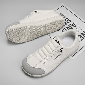 Mens Sporty Slip-On Shoes Spring Autumn High Top Breathable Mesh Comfortable Thick Bottom Heightening Fashionable White Sneakers