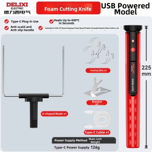 DELIXI | Plastic Foam Sponge Cutting Hot Knife