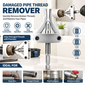 OLOEY | Dụng Cụ Tháo Ren Ống Nước Đa Chức Năng Bằng Thép Carbon Cao Cấp Dụng Cụ Sửa Chữa Vòi Nước Bị Hỏng Cho Hộ Gia Đình