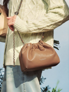 Semir | Túi Đeo Vai Da Vintage Marled Có Dây Rút