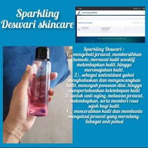 Sparkling pembersih wajah || micellar water