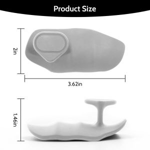 A Set of Silicone Gymnastics Grip Fingerless Fitness Gloves Male and Female Pull Grip Cross Training Palm Grip Handle Protectio