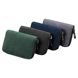 Fashionable Men's Card Holder with Multiple Slots: A Large Capacity Anti-Magnetic Wallet with Drivers License Storage and Coin Purse