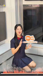 Máy sưởi Xiaomi Mijia Graphene TJXDNQ06ZM- Mô phỏng ngọn lửa công suất 2200W tích hợp phun sương nhiệt