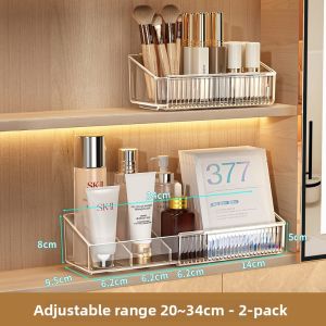 QIOEROUL | Adjustable Bathroom Storage Box