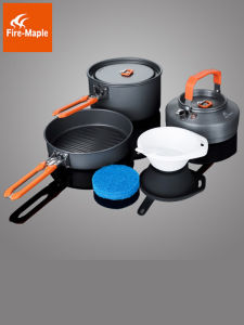 Fire Maple Feast Outdoor Camping Picnic Pot Set Self-Driving Travel Team Portable Cookware Pot Foldable Soup Pot Kettle