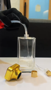 [ 1 PCS ] BOTOL KOSONG MINYAK WANGI 101ML PETAK CLEAR CAP T PRESS ( SJ40 )