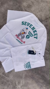 Kaos Pria Sevenkey - Kaos distro - baju pria - kaos pria - kaos pria distro - kaos Sevenkey MOTOR TRAIL MOTORCROSS PUTIH