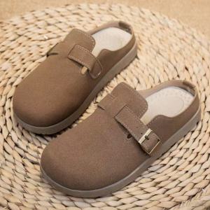 JIFANPAUL | Buckled Slip-On Flatform Sandals
